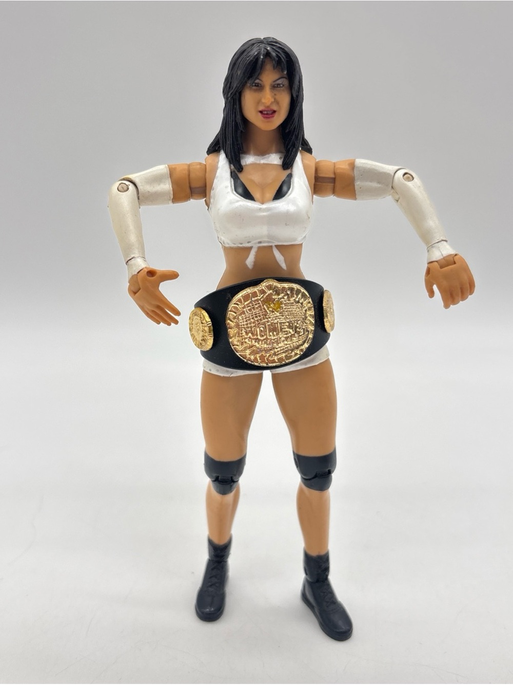 WWE WrestleMania 21 Victoria Action Figure 2004 Jakks Pacific w/ Belt